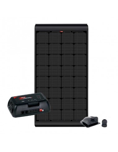 El panel solar negro NDS Blacksolar 185 W (BS185WP) captura más energía solar y la convierte en electricidad. El panel consta de